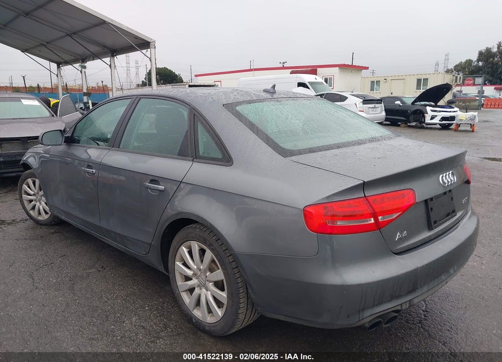 2013 AUDI A4 VIN: WAUAFAFL3DA111892