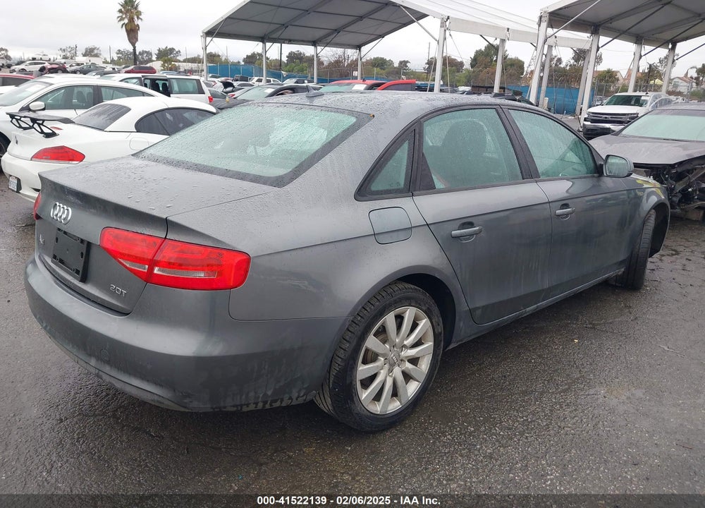 2013 AUDI A4 VIN: WAUAFAFL3DA111892