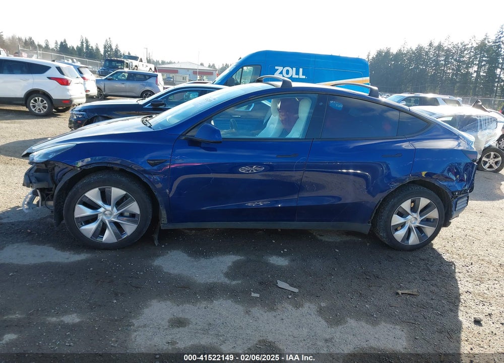 2020 TESLA MODEL Y LONG RANGE DUAL MOTOR ALL-WHEEL DRIVE VIN: 5YJYGDEE2LF031136