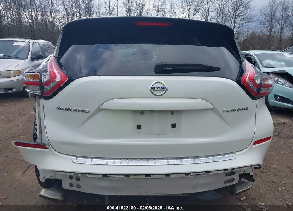 2015 NISSAN MURANO PLATINUM VIN: 5N1AZ2MG3FN236940