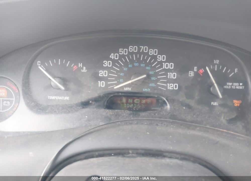 2002 BUICK CENTURY LIMITED VIN: 2G4WY55J921280702