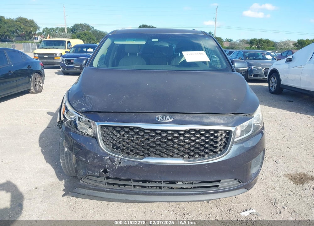 2017 KIA SEDONA VIN: KNDMB5C1XH6242686