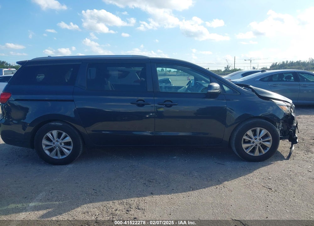 2017 KIA SEDONA VIN: KNDMB5C1XH6242686