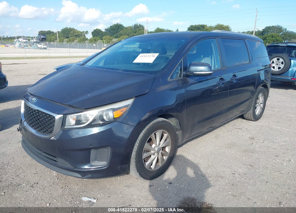 2017 KIA SEDONA VIN: KNDMB5C1XH6242686