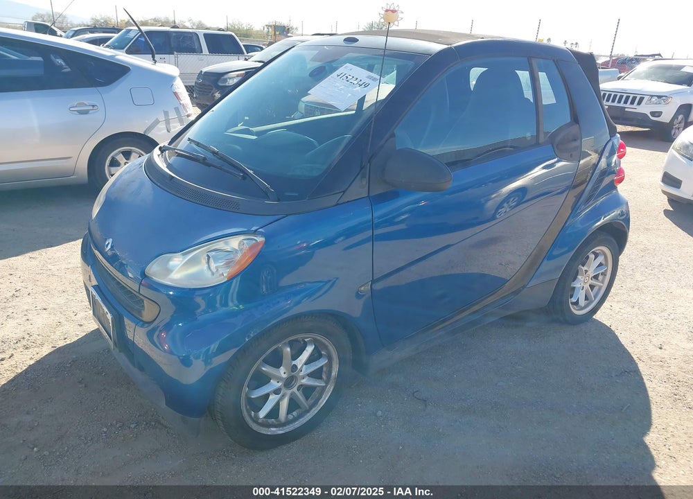 2008 SMART FORTWO PASSION VIN: WMEEK31X18K102423