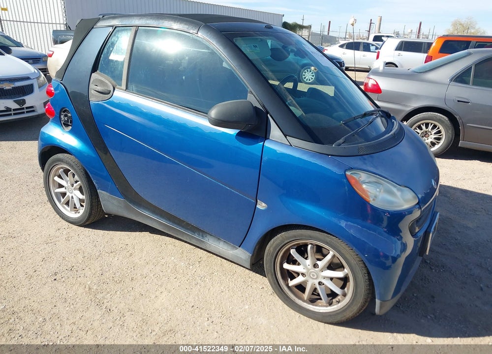 2008 SMART FORTWO PASSION VIN: WMEEK31X18K102423