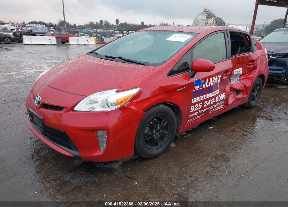 2014 TOYOTA PRIUS VIN: JTDKN3DU6E1742347