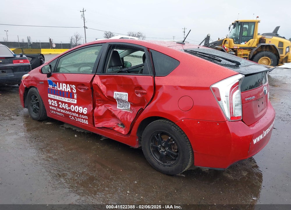2014 TOYOTA PRIUS VIN: JTDKN3DU6E1742347