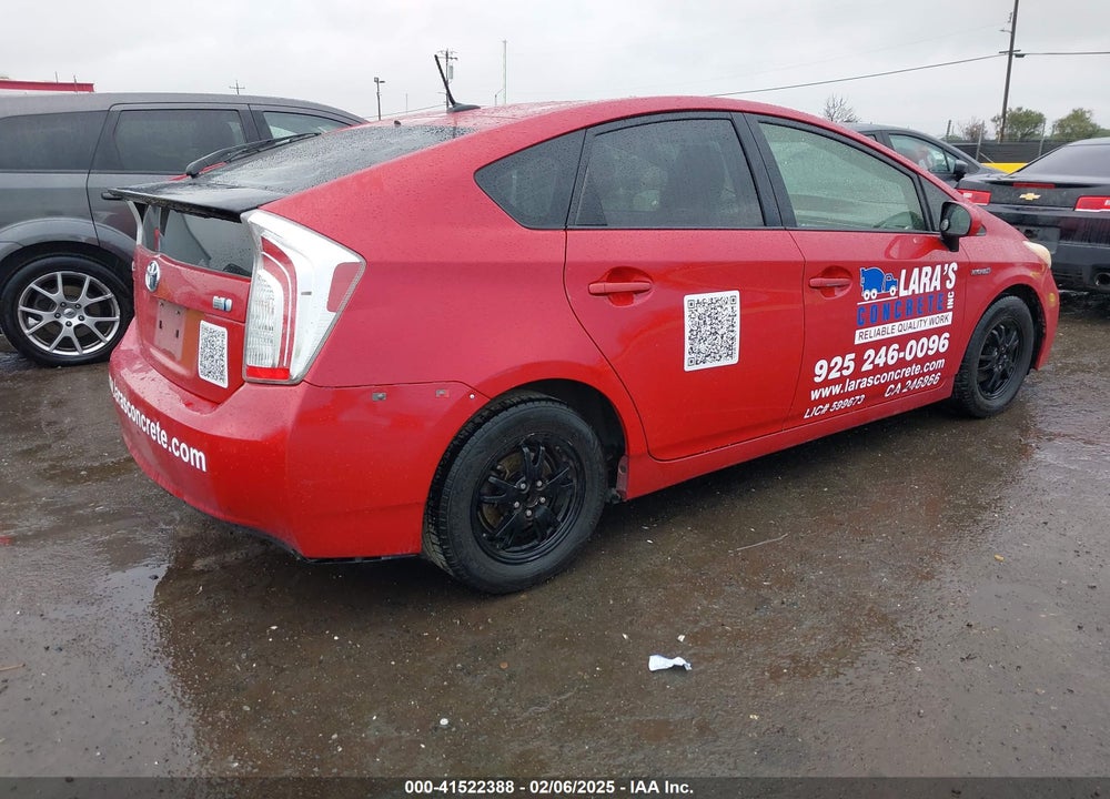 2014 TOYOTA PRIUS VIN: JTDKN3DU6E1742347