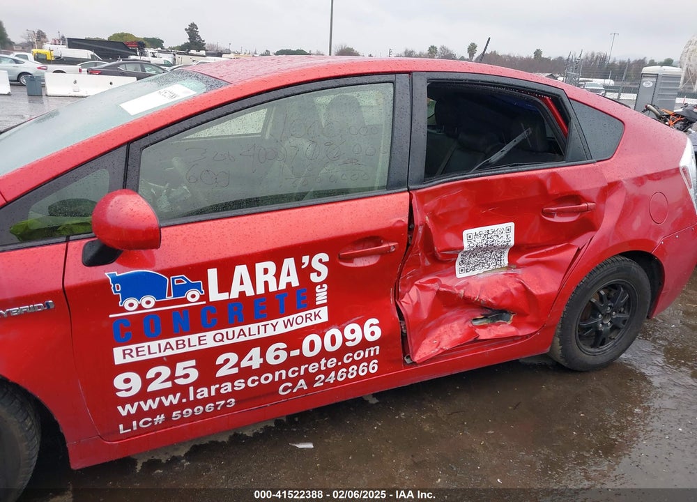 2014 TOYOTA PRIUS VIN: JTDKN3DU6E1742347