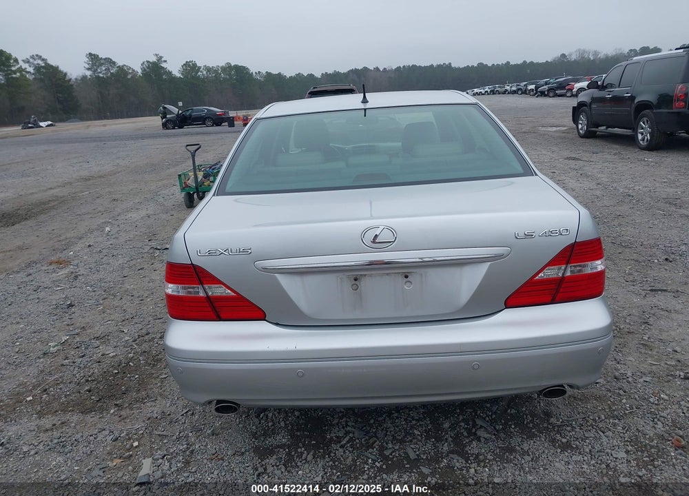 2005 LEXUS LS 430 VIN: JTHBN36F755015546