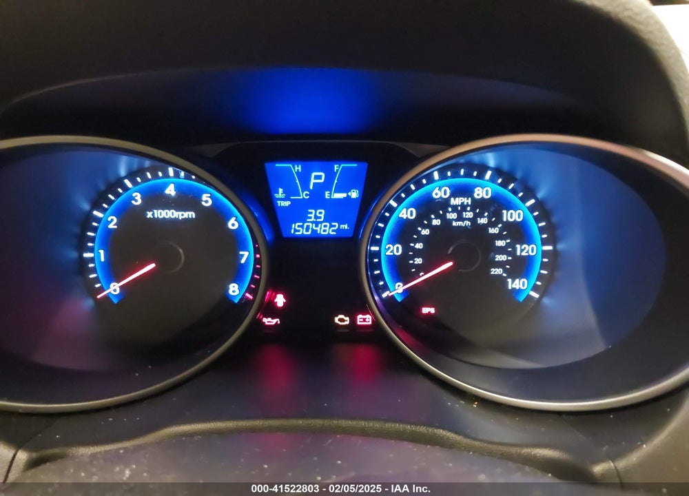 2012 HYUNDAI TUCSON GLS VIN: KM8JUCAC4CU336603