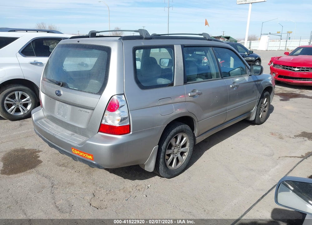 2006 SUBARU FORESTER 2.5X VIN: JF1SG65666H710069