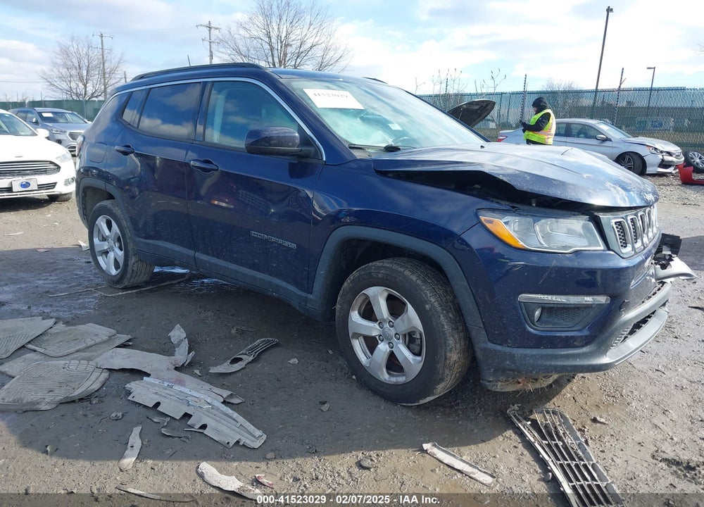 2018 JEEP COMPASS LATITUDE 4X4 VIN: 3C4NJDBB8JT470418