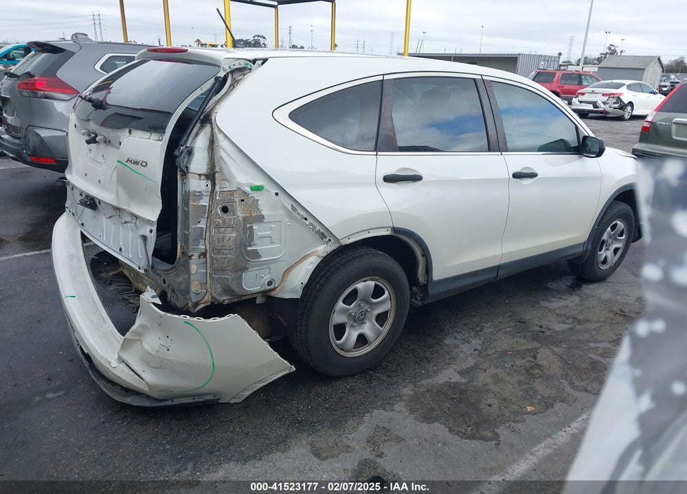 2016 HONDA CR-V LX VIN: 5J6RM4H30GL129666