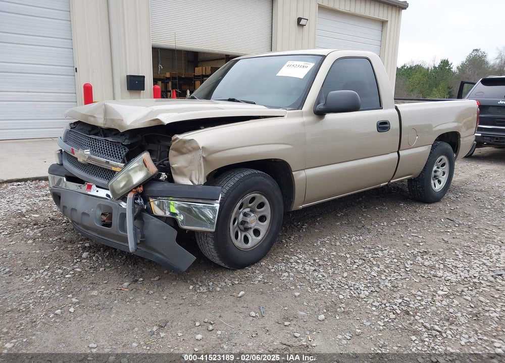 2005 CHEVROLET SILVERADO 1500 WORK TRUCK VIN: 1GCEC14X05Z135685