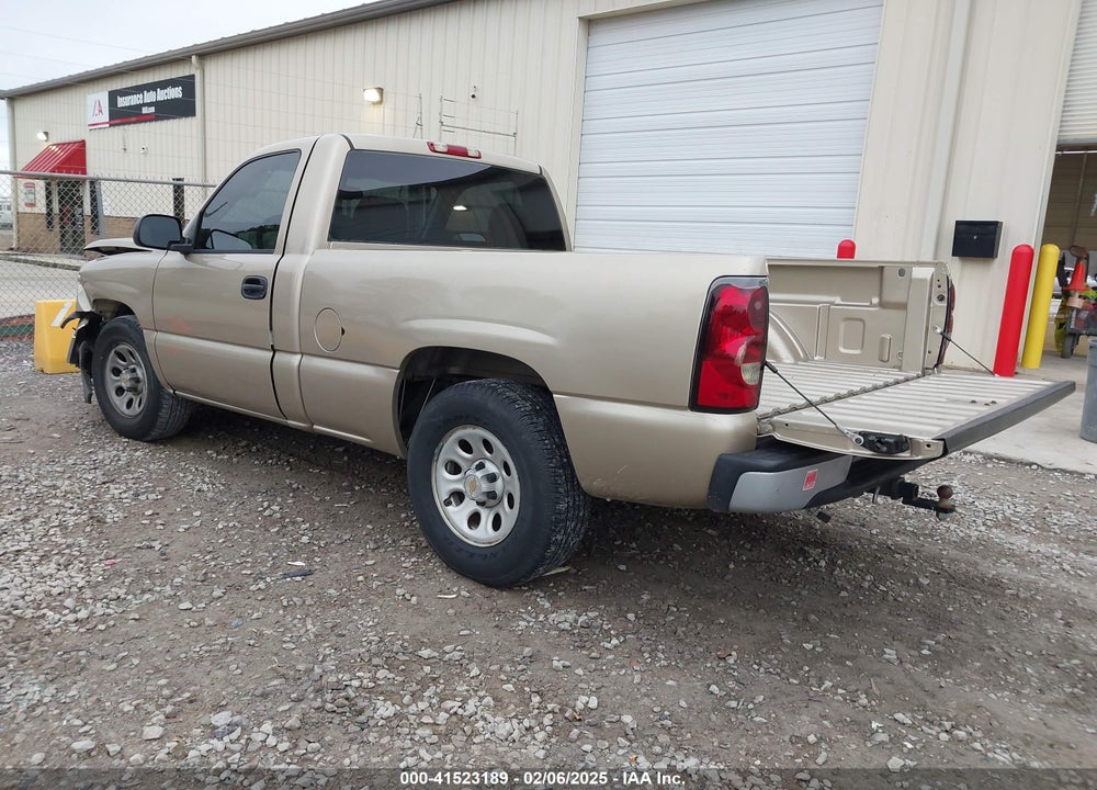 2005 CHEVROLET SILVERADO 1500 WORK TRUCK VIN: 1GCEC14X05Z135685