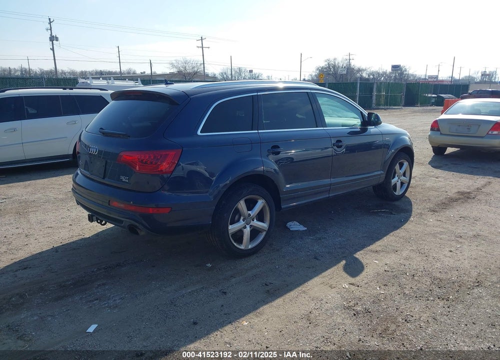 2014 AUDI Q7 3.0T S LINE PRESTIGE VIN: WA1DGAFE3ED010425