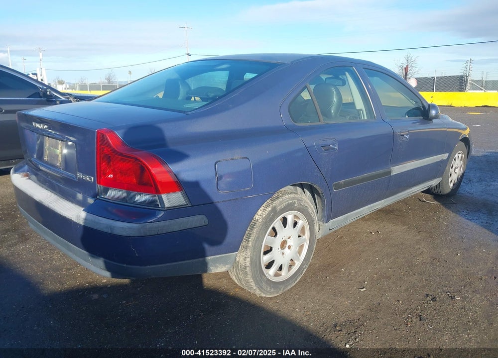 2002 VOLVO S60 2.4 VIN: YV1RS61R422109693