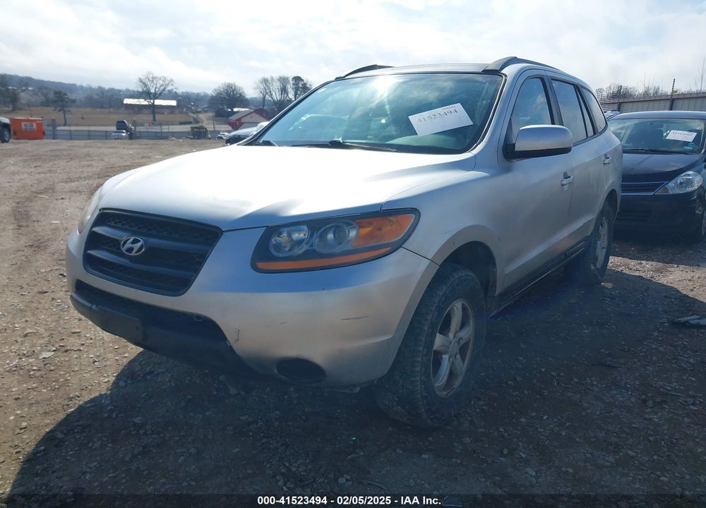 2008 HYUNDAI SANTA FE GLS VIN: 5NMSG13D38H211486