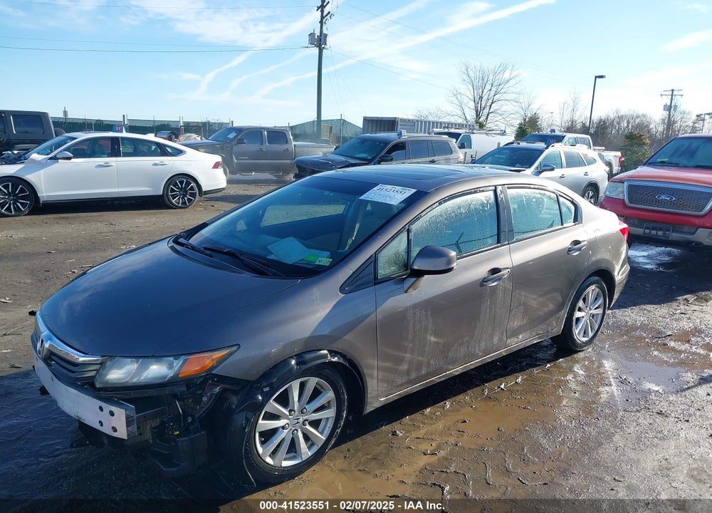 2012 HONDA CIVIC VIN: 19XFB2F91CE047247
