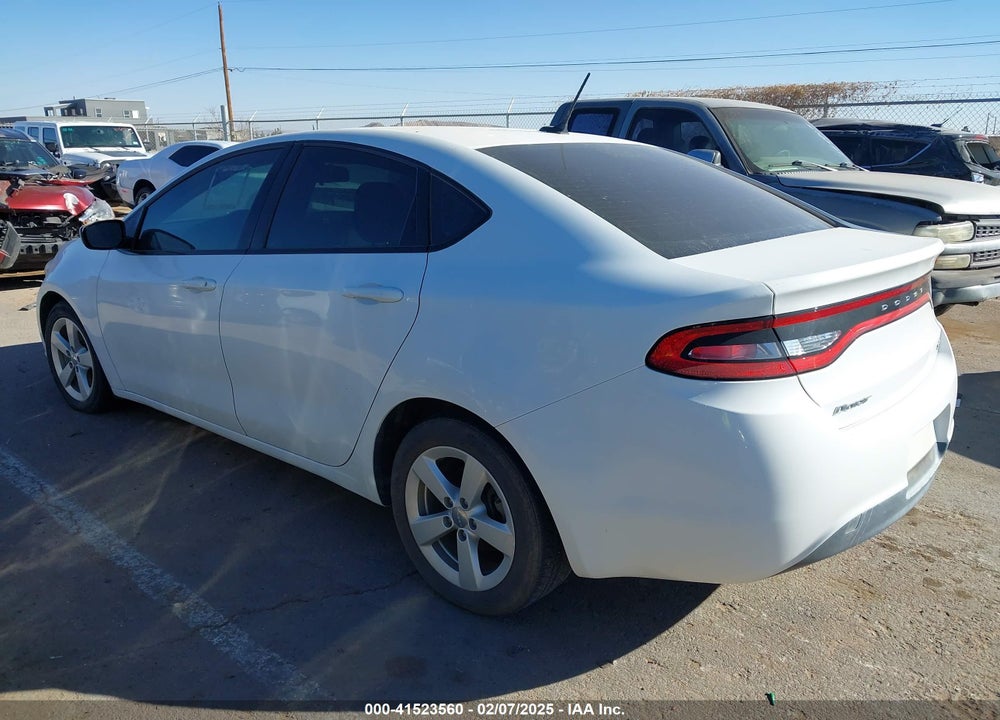 2016 DODGE DART SXT VIN: 1C3CDFBB7GD766611