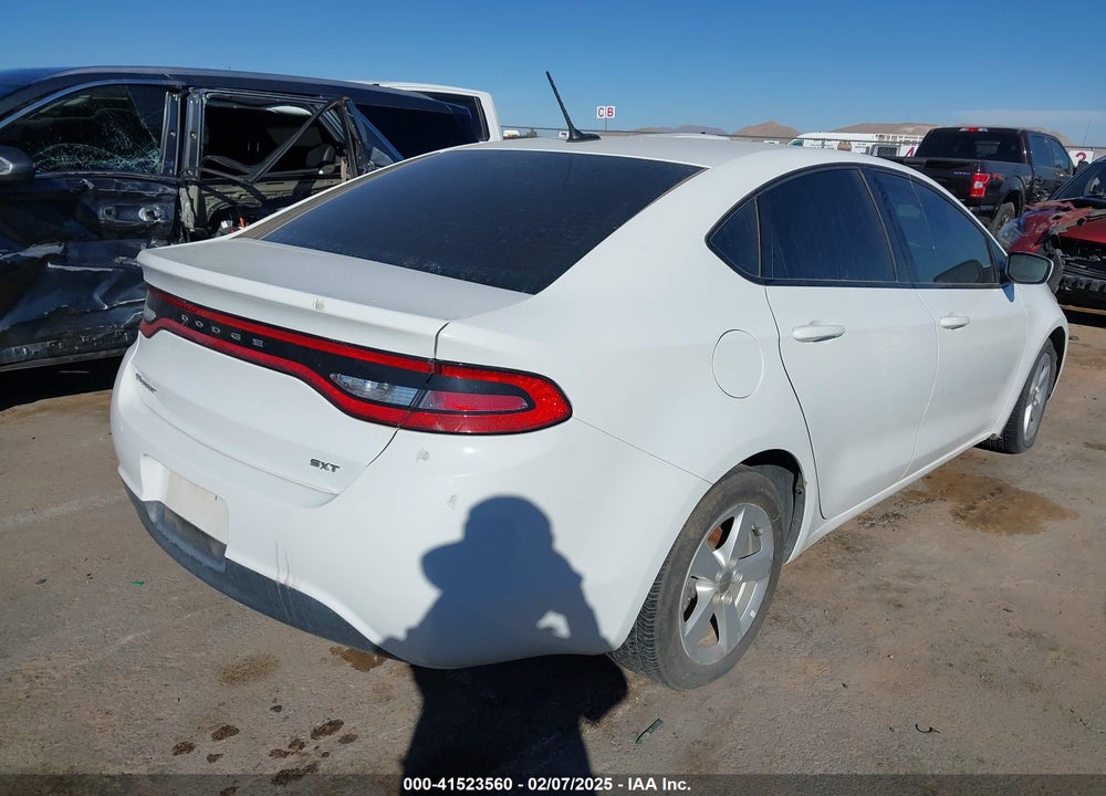 2016 DODGE DART SXT VIN: 1C3CDFBB7GD766611