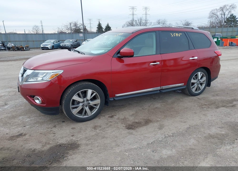 2013 NISSAN PATHFINDER PLATINUM VIN: 5N1AR2MM1DC626238