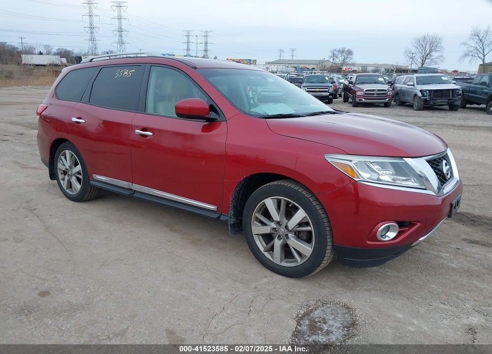 2013 NISSAN PATHFINDER PLATINUM VIN: 5N1AR2MM1DC626238