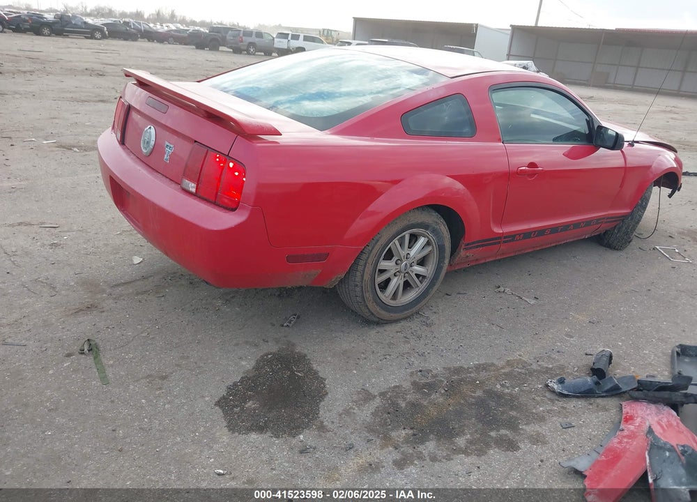2006 FORD MUSTANG V6 VIN: 1ZVFT80NX65240676
