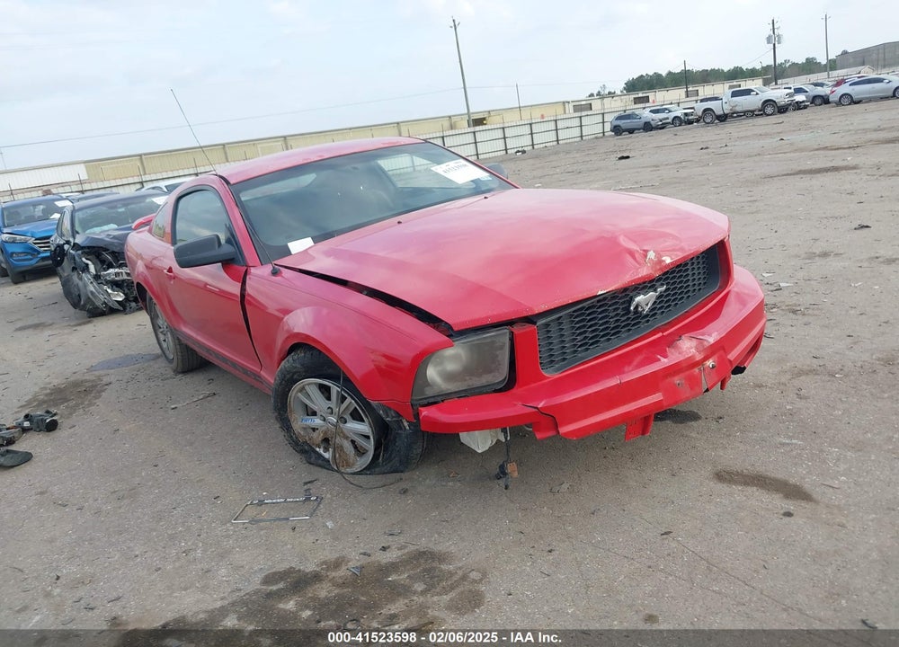 2006 FORD MUSTANG V6 VIN: 1ZVFT80NX65240676
