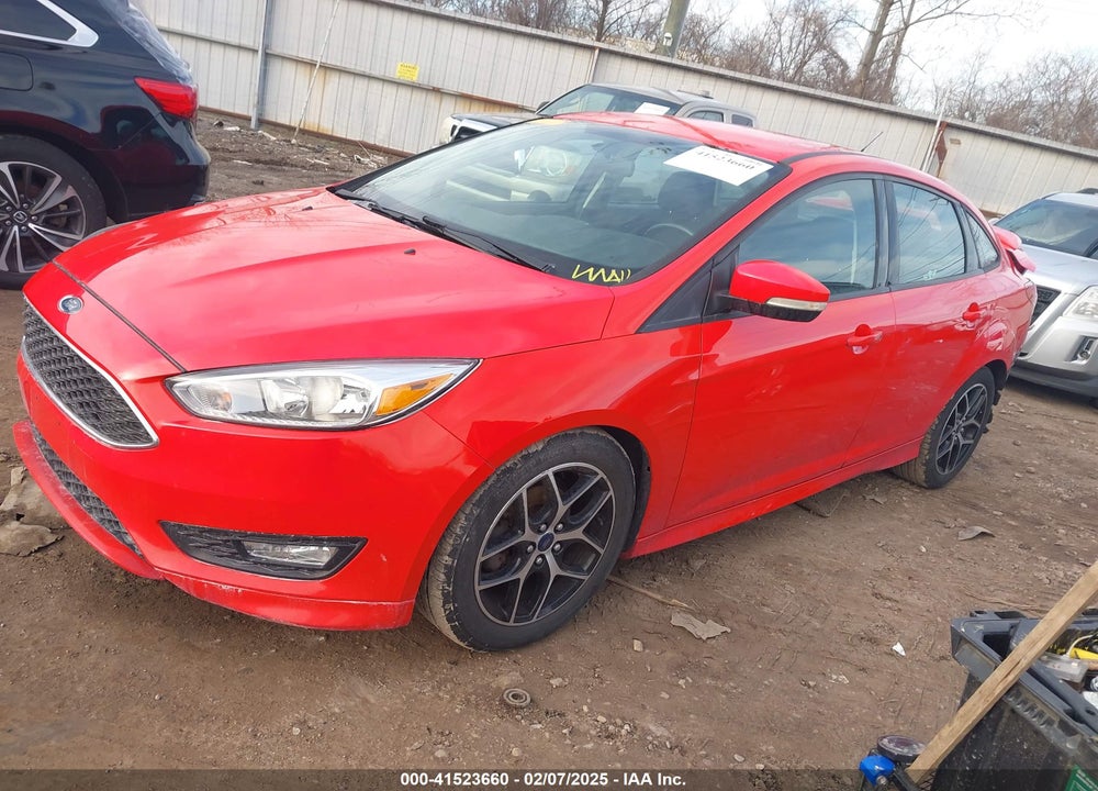 2016 FORD FOCUS VIN: 1FADP3F27GL386437