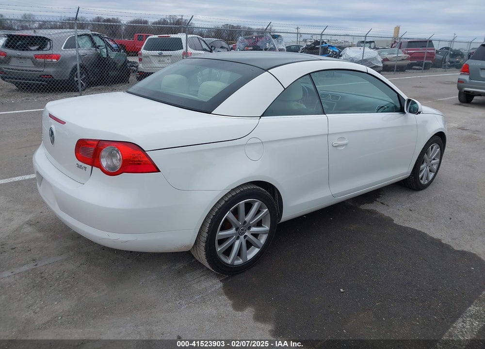 2008 VOLKSWAGEN EOS VIN: WVWAA71F48V036396