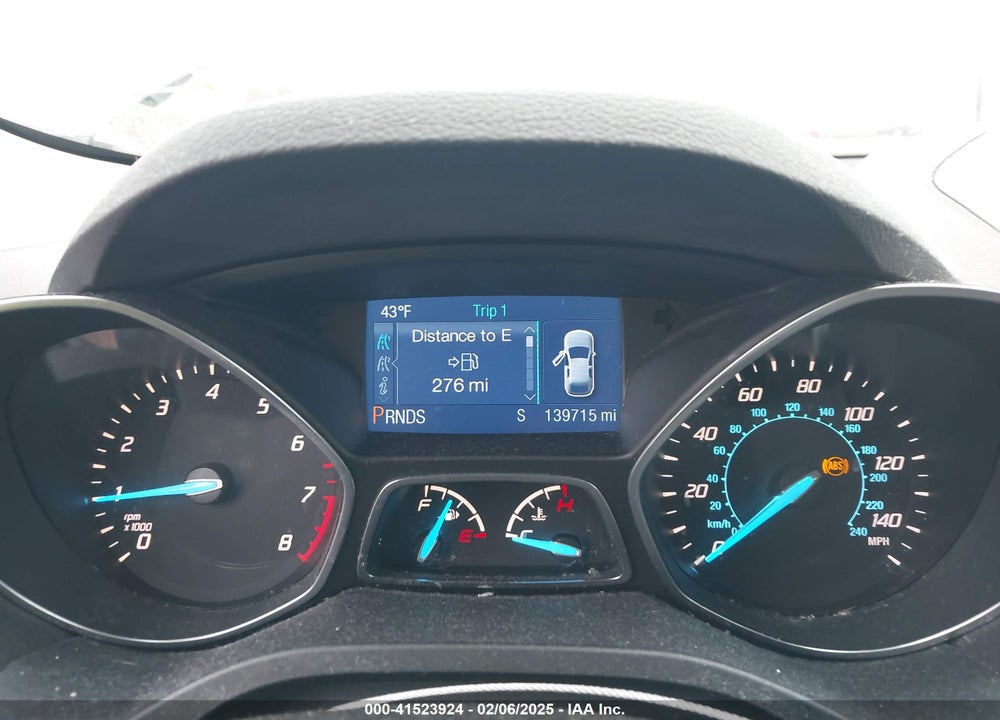 2014 FORD ESCAPE SE VIN: 1FMCU0GX9EUA43431