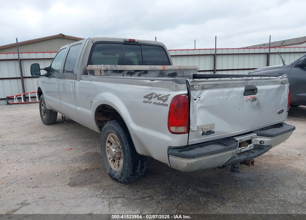 2001 FORD F-250 LARIAT/XL/XLT VIN: 1FTNW21S31EC77648