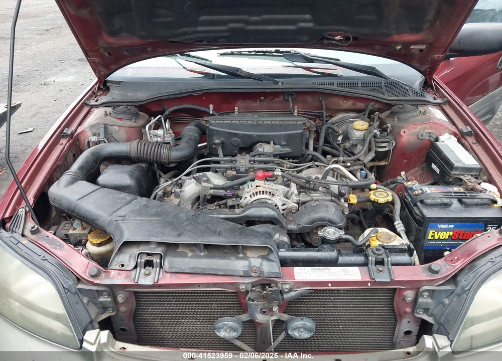 2002 SUBARU OUTBACK VIN: 4S3BH675527620746