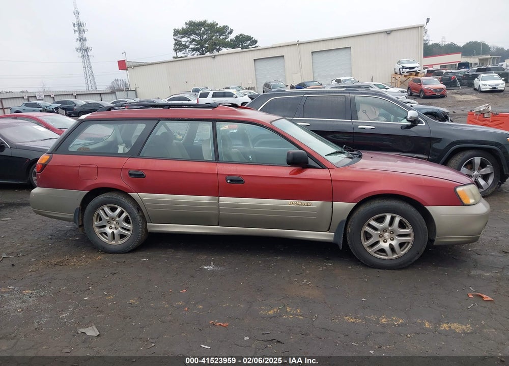2002 SUBARU OUTBACK VIN: 4S3BH675527620746