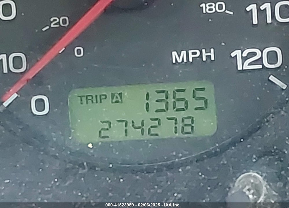 2002 SUBARU OUTBACK VIN: 4S3BH675527620746