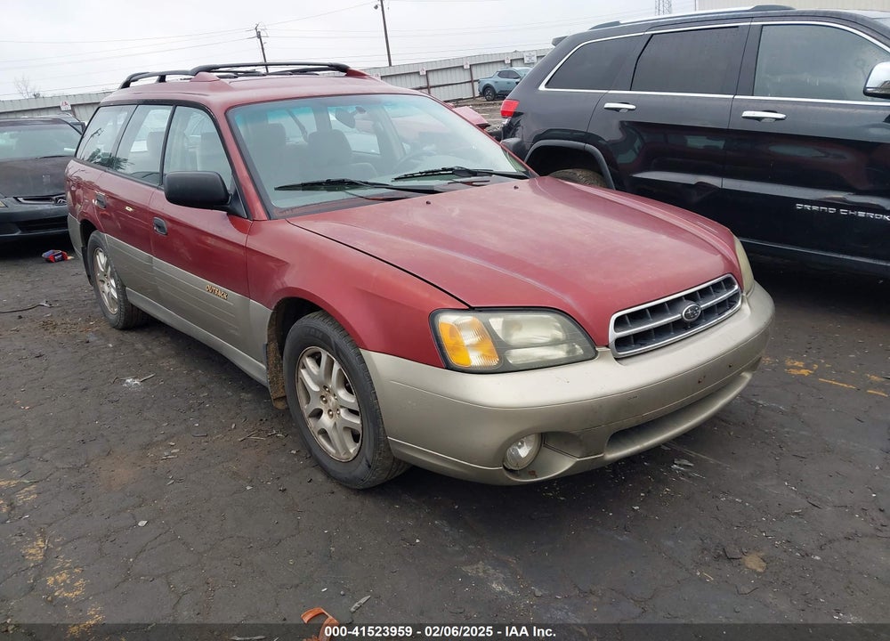 2002 SUBARU OUTBACK VIN: 4S3BH675527620746
