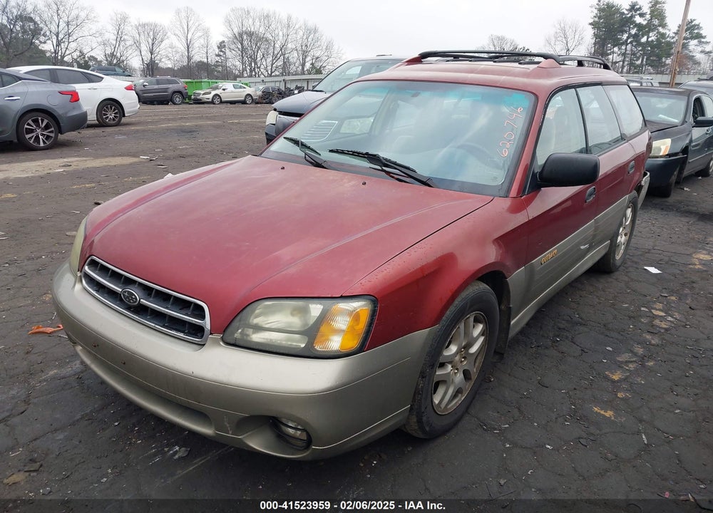 2002 SUBARU OUTBACK VIN: 4S3BH675527620746