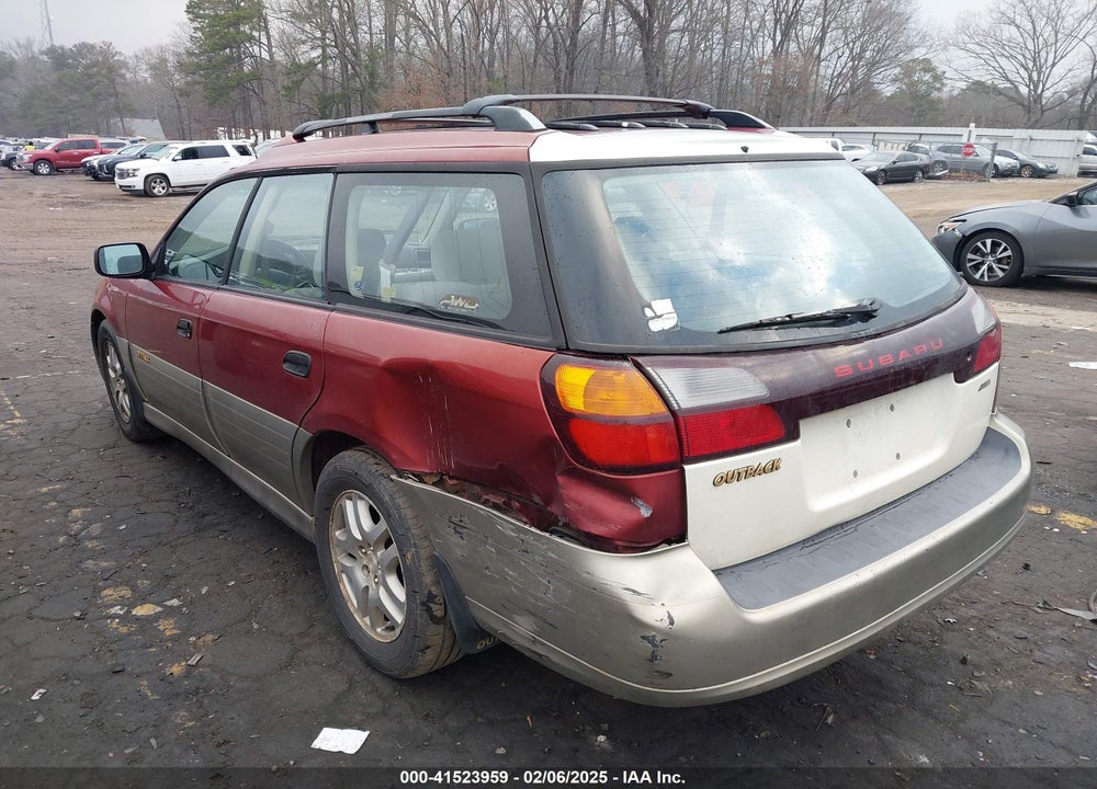 2002 SUBARU OUTBACK VIN: 4S3BH675527620746