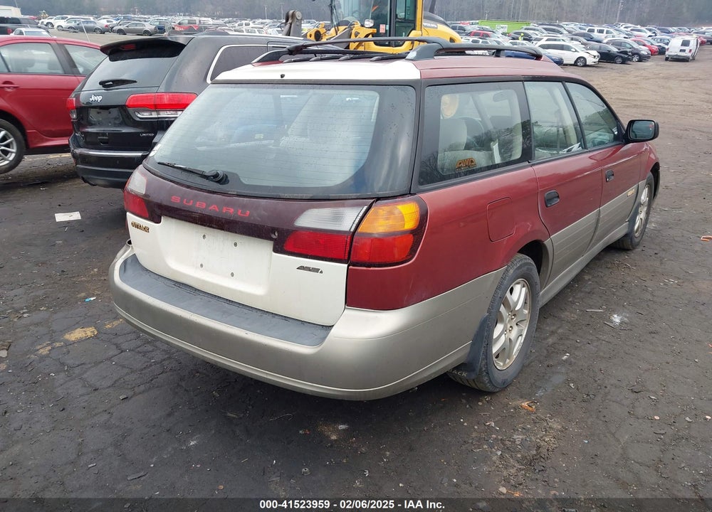 2002 SUBARU OUTBACK VIN: 4S3BH675527620746
