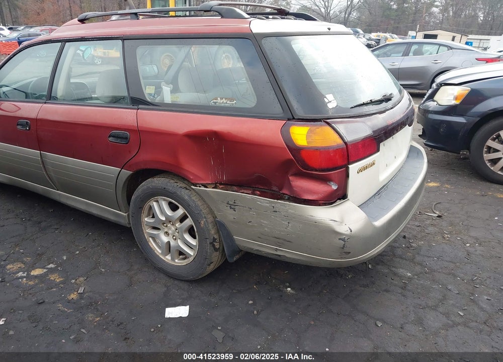 2002 SUBARU OUTBACK VIN: 4S3BH675527620746