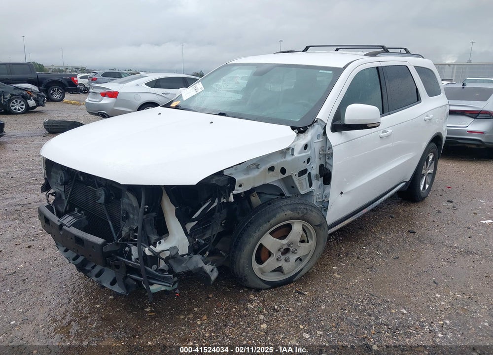 2016 DODGE DURANGO LIMITED VIN: 1C4RDHDG8GC340572