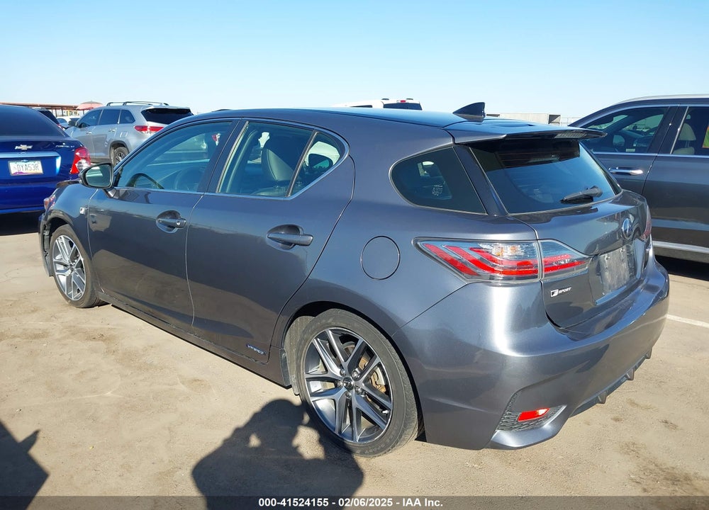 2015 LEXUS CT 200H VIN: JTHKD5BH3F2214523