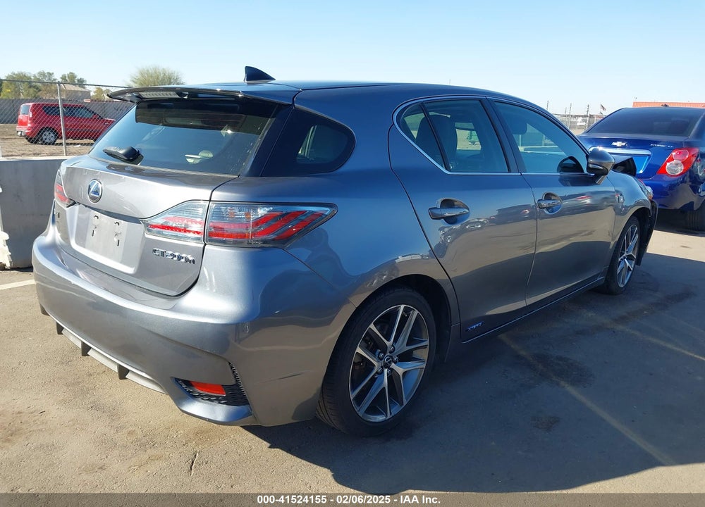 2015 LEXUS CT 200H VIN: JTHKD5BH3F2214523