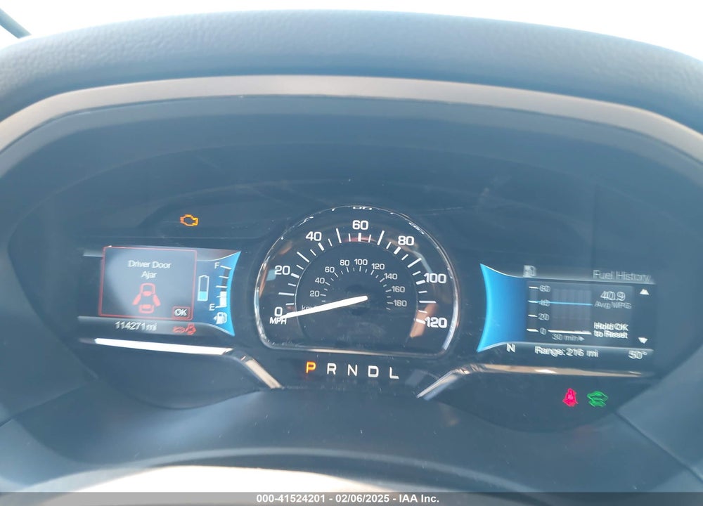 2017 LINCOLN MKZ HYBRID RESERVE VIN: 3LN6L5MU3HR665977