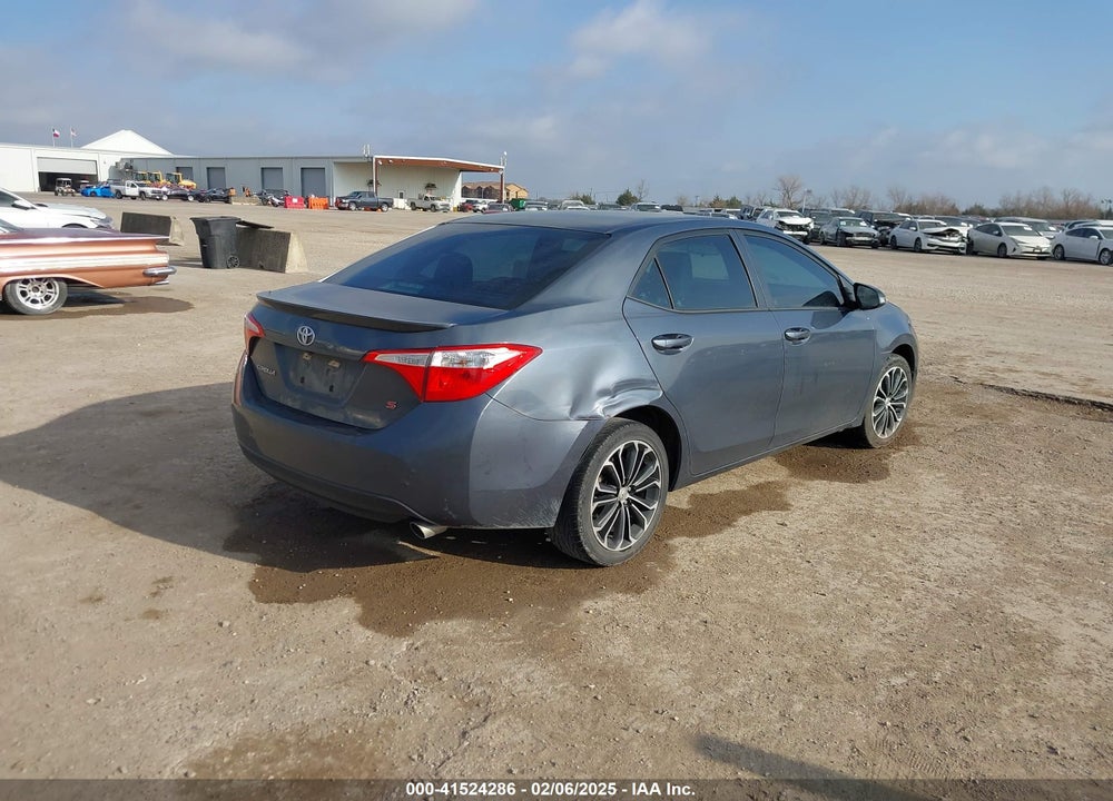 2016 TOYOTA COROLLA VIN: 5YFBURHE0GP516490