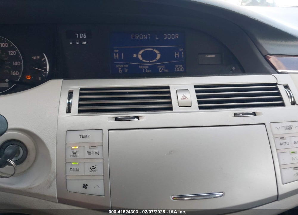 2008 TOYOTA AVALON XLS VIN: 4T1BK36B78U284725
