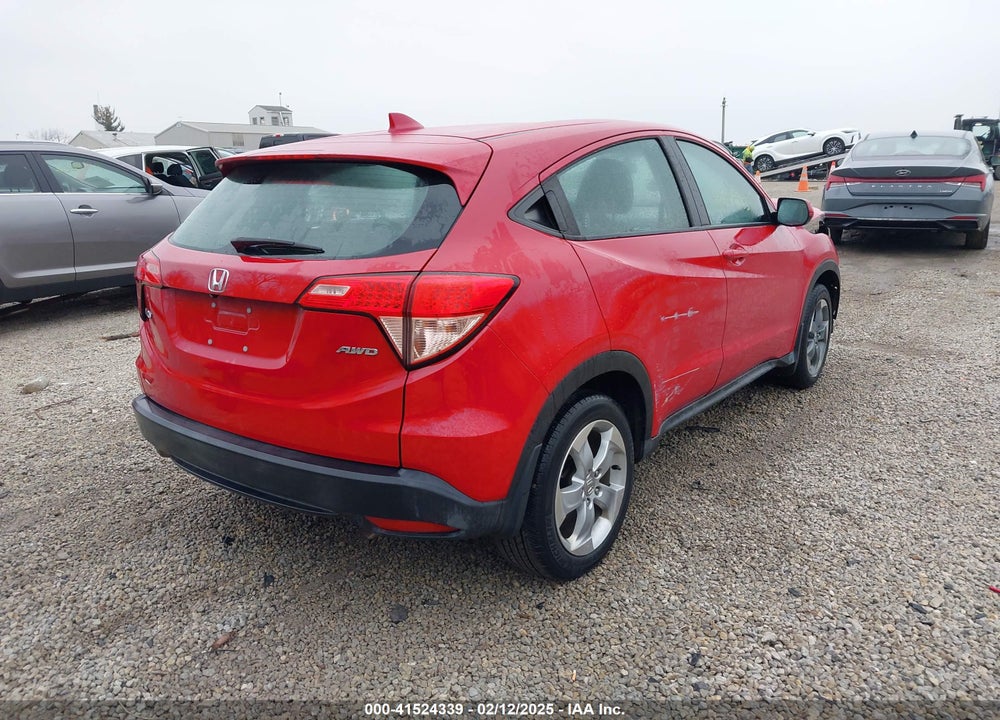 2016 HONDA HR-V VIN: 3CZRU6H32GM736257